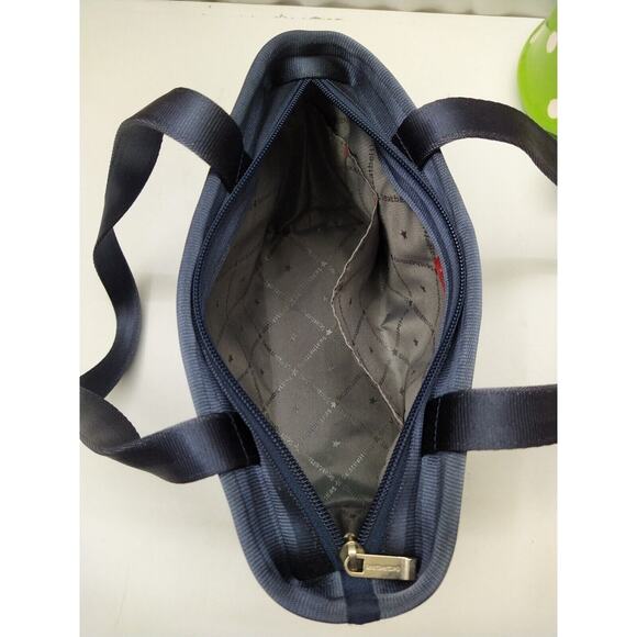 Harveys The Original Seatbelt Dark Blue Nylon Double Handle Tote Shoulder Bag - Picture 9 of 13